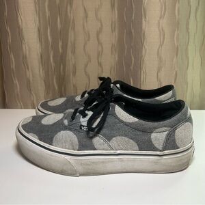 Vans Doheny Platform Women's 7.5 Shoes Black White 'Fuzzy Dots' Skate Sneaker